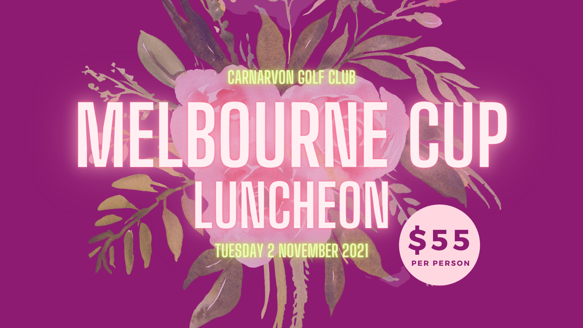 Melbourne Cup Luncheon 2021