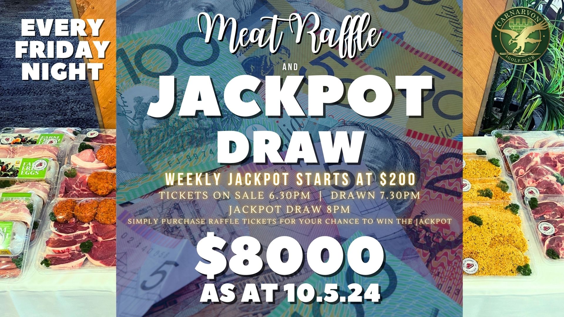 Jackpot Draw | $8000