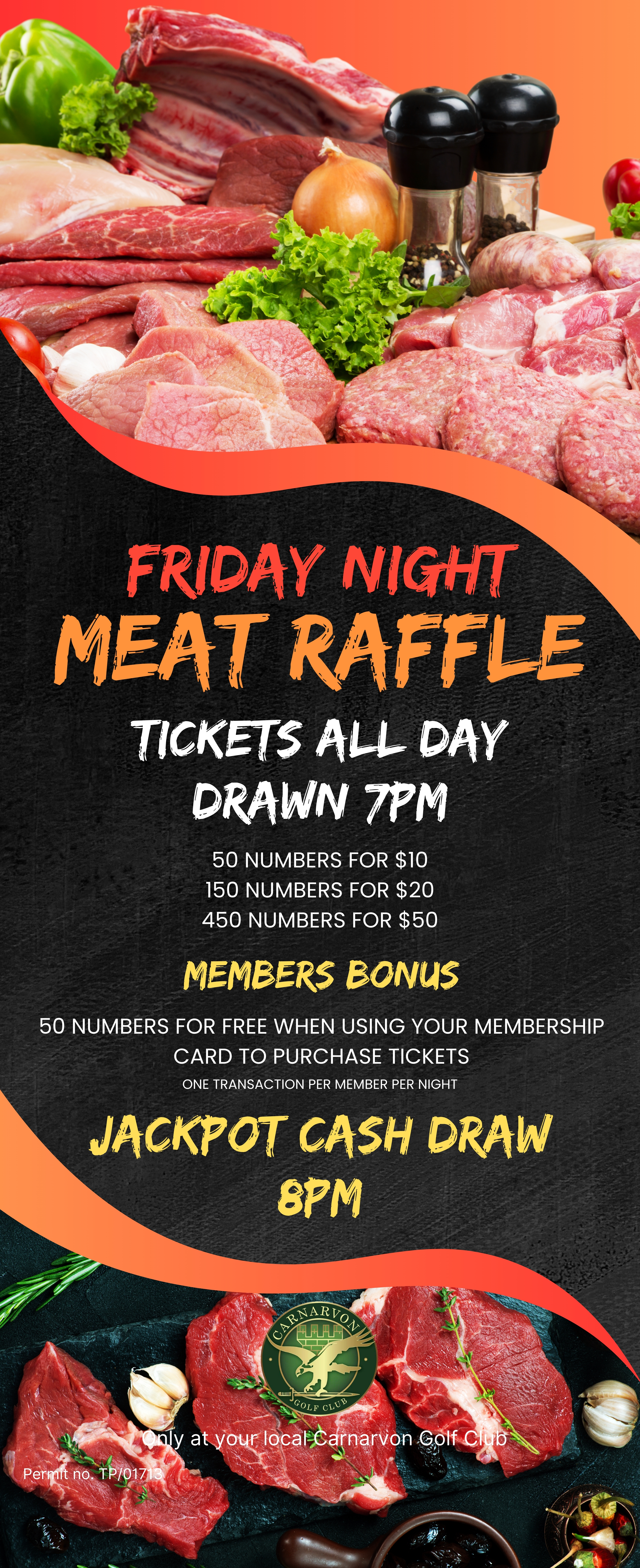 pull up banner, happy hour, meat raffle.jpg