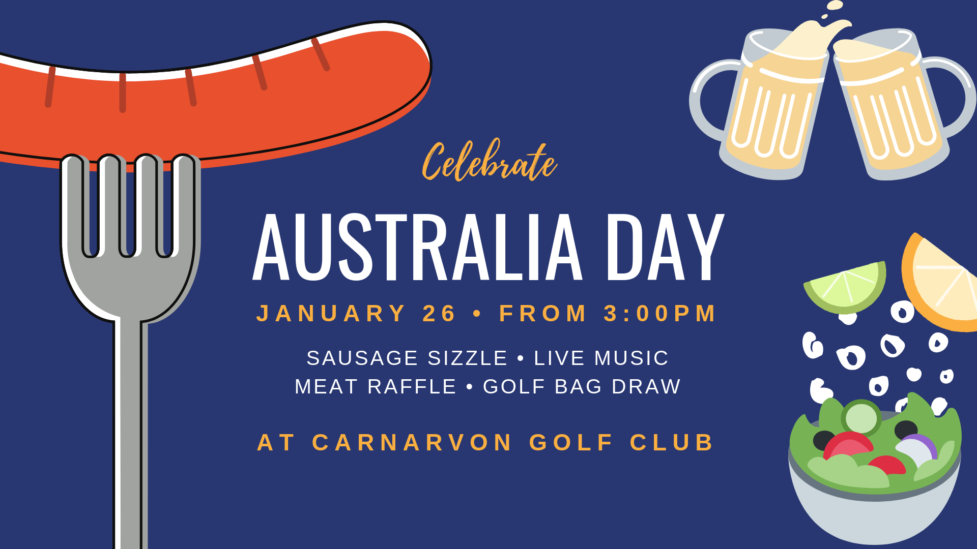 Australia Day Sausage Sizzle BBQ