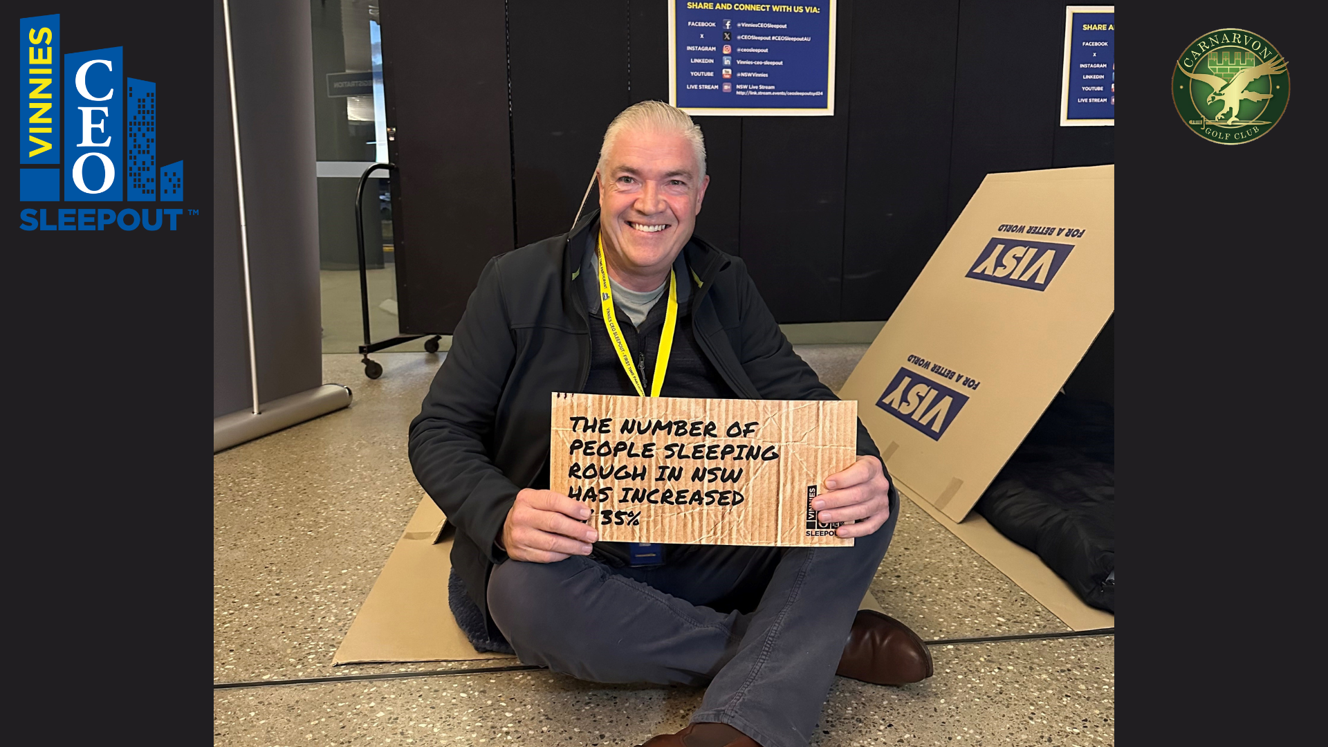 Vinnies CEO Sleepout 2024