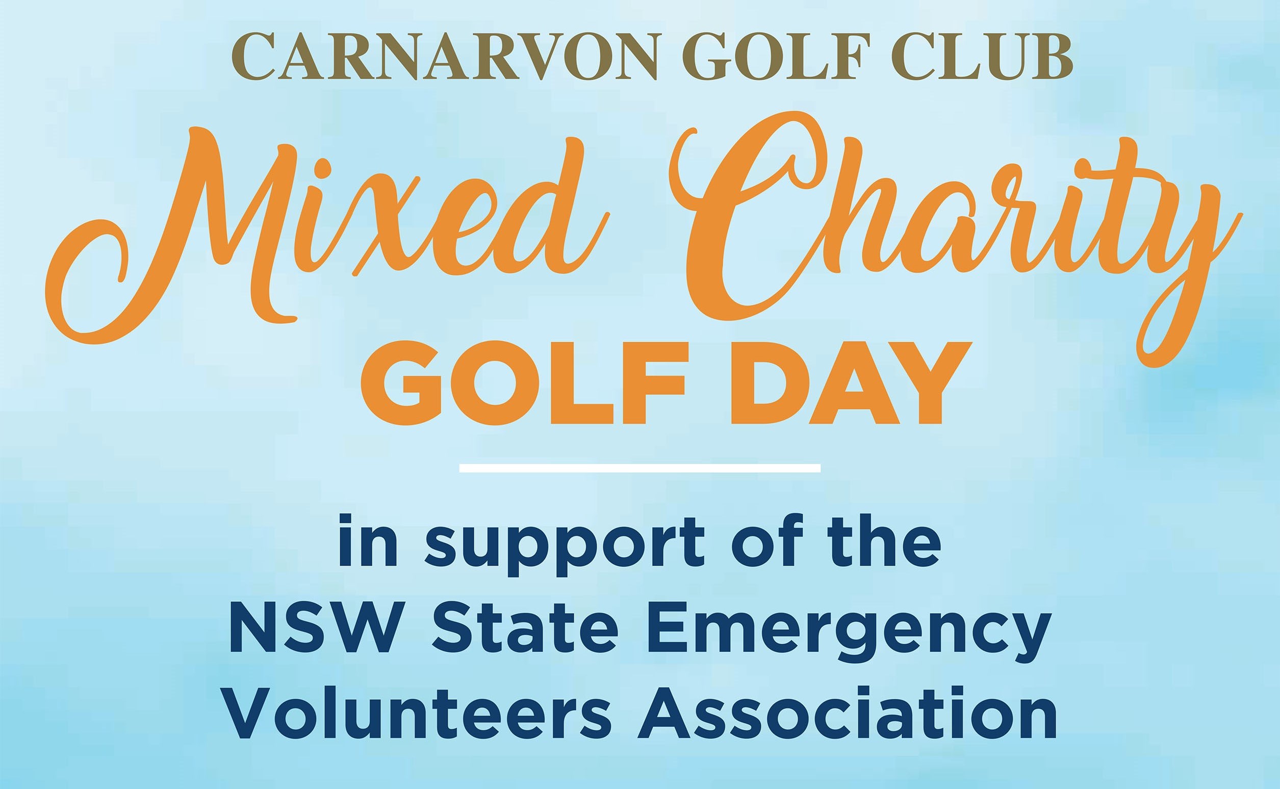 Mixed Charity Golf Day