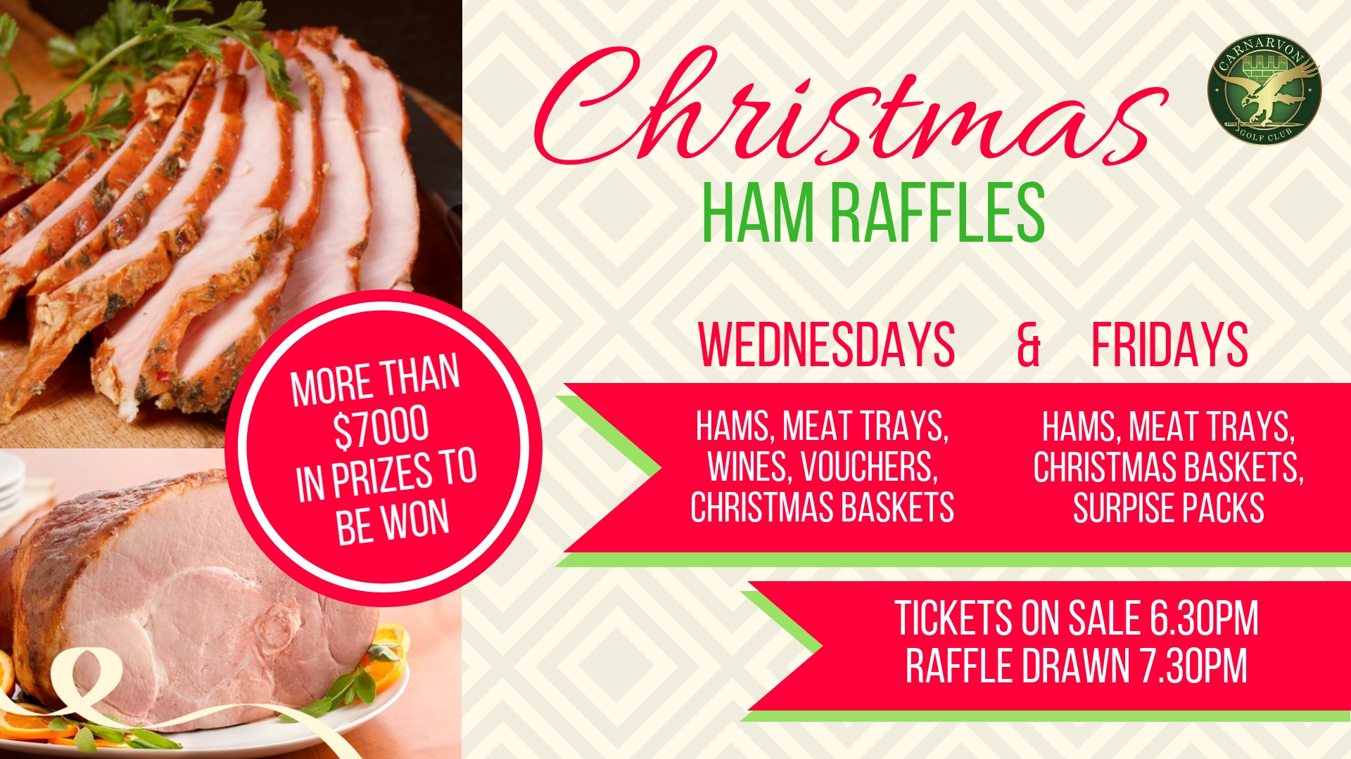 Christmas Hams Raffles
