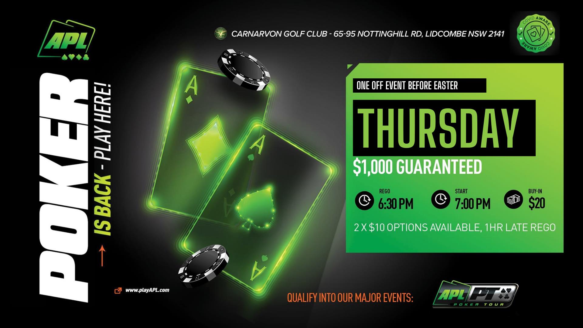 Easter Thursday APL Poker