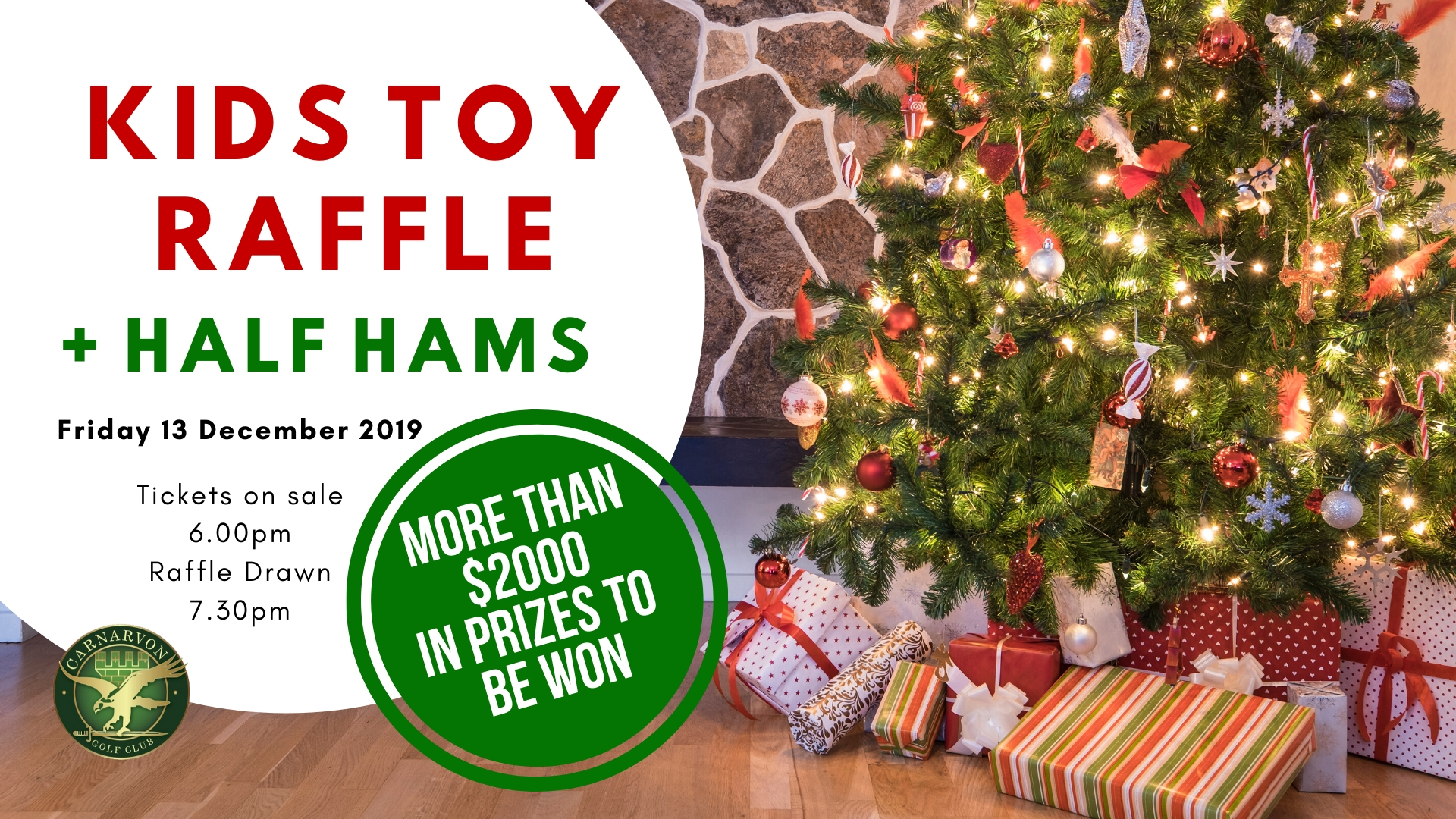 Kids Toy Raffle + Half Hams